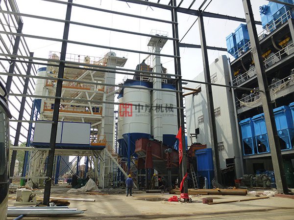 年500万吨建筑废弃物处理加工现场