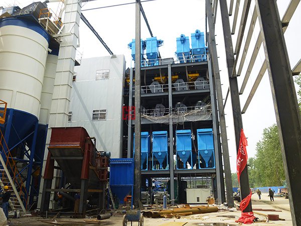 年500万吨建筑废弃物处理加工现场