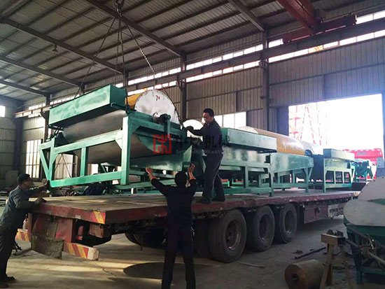中厚机械发往新疆铁矿湿式磁选设备