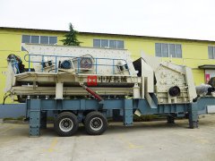 移动破碎机能够自由移动是处理建筑垃圾的最佳设备